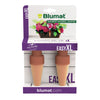 Blumat standard and XL bottle adapter plant watering stakes side by side comparison