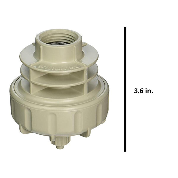 Blumat Pressure Reducer installed on outdoor hose bibb connected to 8mm supply tubing