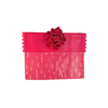 Red EverBow attached to an EverWrap reusable gift bag