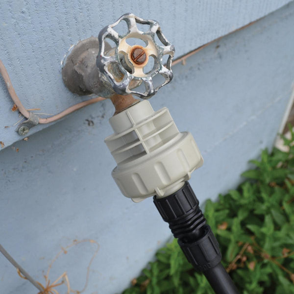 Blumat 7.5 PSI drip irrigation pressure reducer made from durable ABS plastic