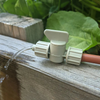 8mm SuperFlex Supply Line Kit components laid out showing tubing, tees and shut-off valves