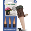 Blumat Classic automatic plant watering stakes with adapter on white background