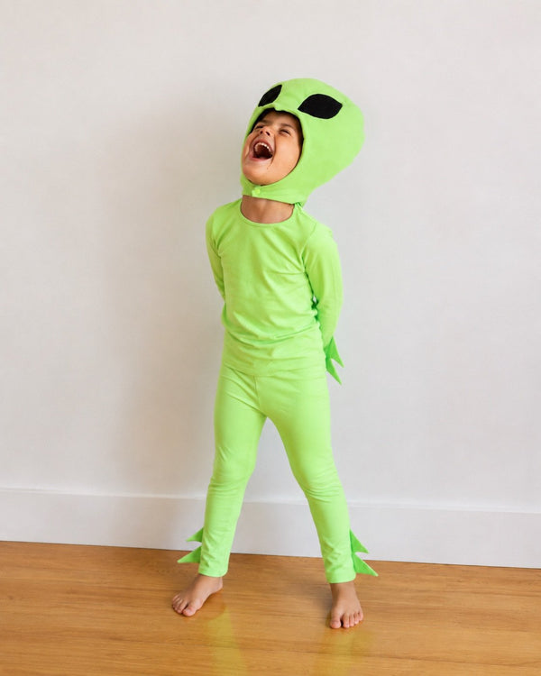 Cosmic Green Alien Costume for Babies, Toddlers & Kids