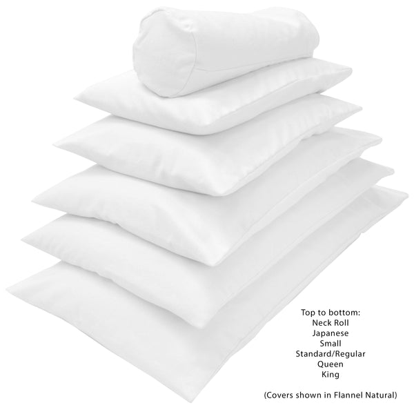 Organic Latex Pillows with Organic Cotton Zippered Shell