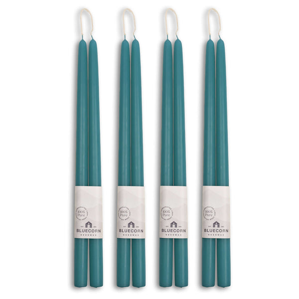 Pure Beeswax Taper Candles – Hand-Dipped Bulk 4-Pair Bundle