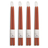 Hand-Dipped Beeswax Taper Candles - Bulk 4-Pair Bundle