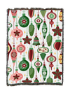 Mod Ornaments Blanket XL cotton tapestry throw draped and folded