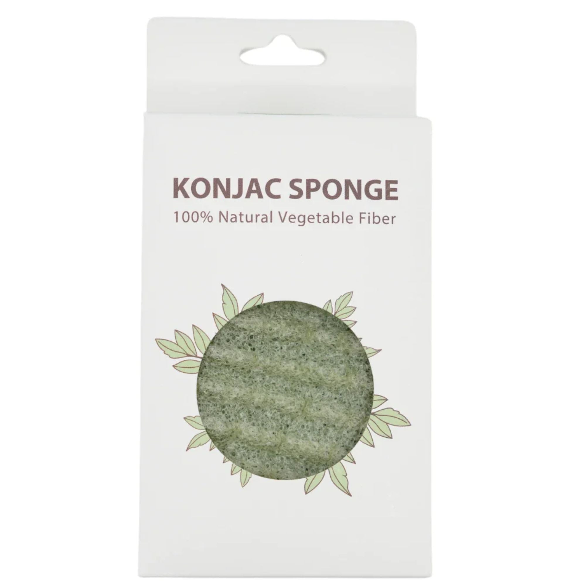 Compostable Facial Cleansing Sponges – Cellulose & Konjac, Plastic-Free