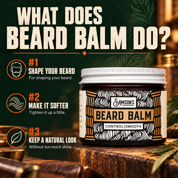 Samson's Beard Balm – Nourishing & Softening Beard Balm | Handcrafted in Michigan