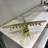 18K gold-plated Celestial Hercules Spruce Goose model by Metal Time Workshop