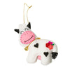 Add a touch of whimsy to your home with our adorable Felt Cow Ornament. Made from sustainable materials and featuring vibrant colors, this ornament is perfect for children and adults alike. Order yours today!