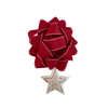 Close-up of 3-inch metal star charm compatible with EverWrap EverBow