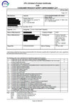 Children's Product Certificate for Consumer Product Safety Improvement Act with various fields and checkboxes.