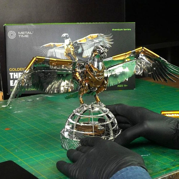 Unity Wings Golden Armor Mechanical Eagle Model Kit