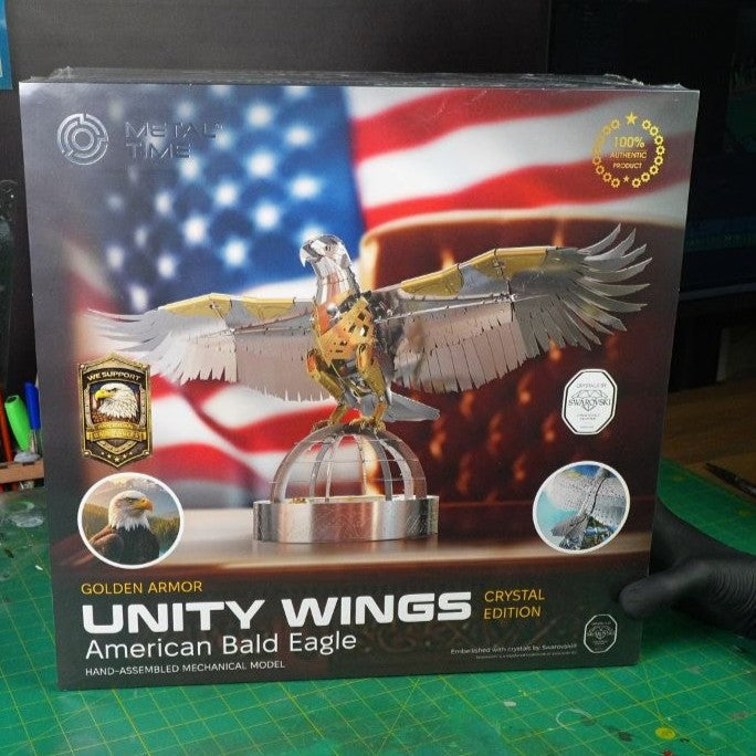 Unity Wings Golden Armor Mechanical Eagle Model Kit