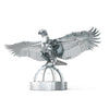 Unity Wings Silver Armor eagle model kit on a plain white background