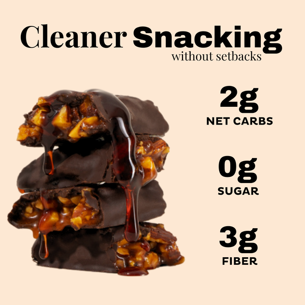 Keto Vegan Dark Chocolate Aloha Caramel Bar with Almonds: Your Sugar-Free Trip Down Memory Lane!