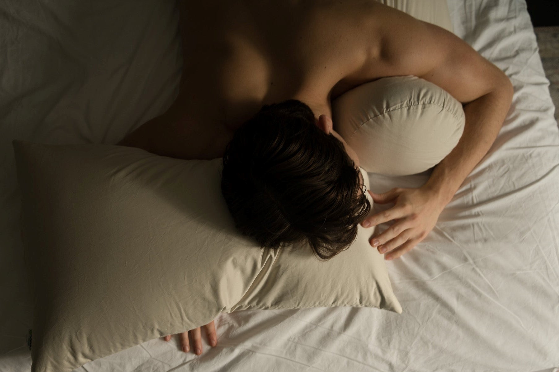 Organic Kapok Sleep Bed Pillows with 100% Organic Cotton Fabric - Plant Based Vegan