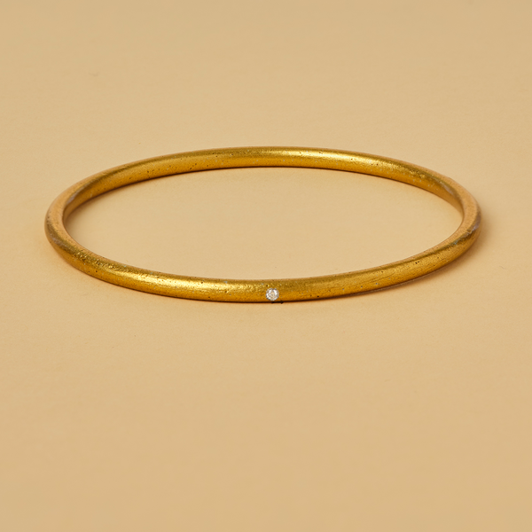 LOVE IS THE BOMB  1 WHITE DIAMOND BANGLE