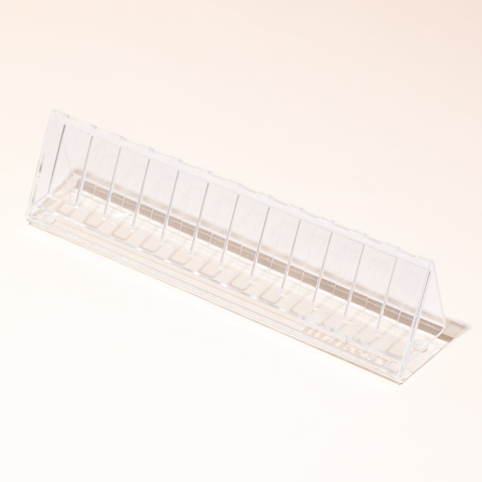 Translucent acrylic blotter strip holder for fragrance testing and DIY perfume making by makesy