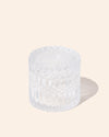 7oz Posh™ Glass Candle Vessel & Lid – Heavy-Weight Crystal Design