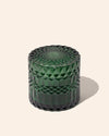 7oz Posh™ Glass Candle Vessel & Lid – Heavy-Weight Crystal Design