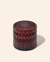 7oz Posh™ Glass Candle Vessel & Lid – Heavy-Weight Crystal Design