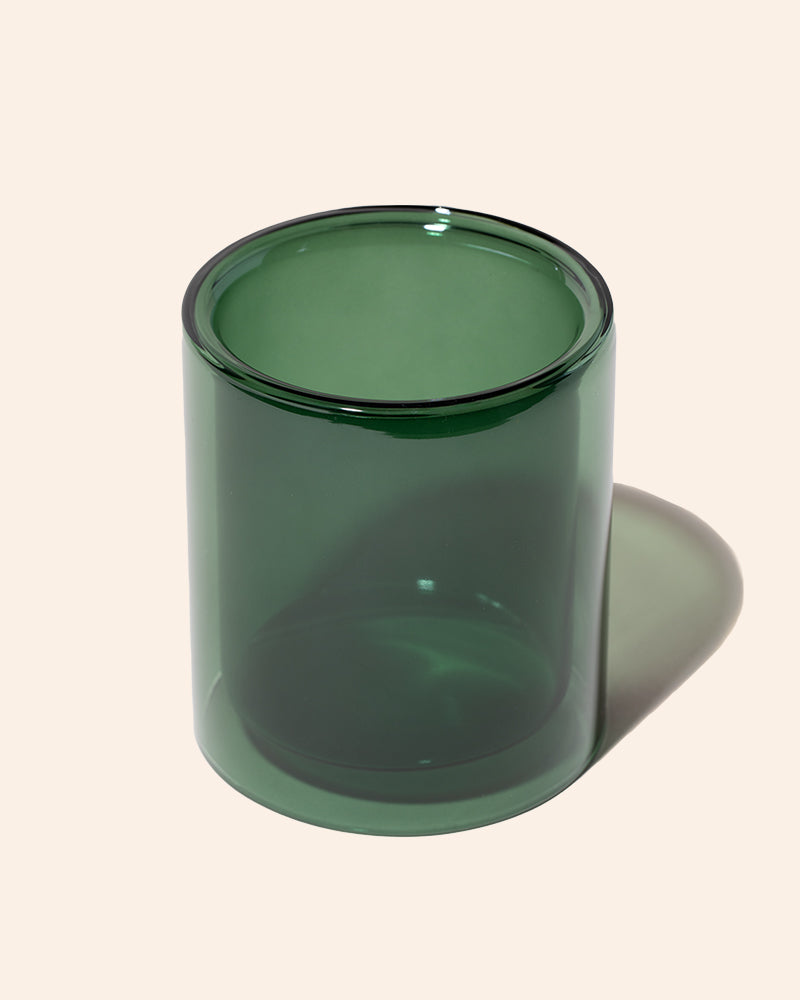 11oz Allure™ Double Glass Candle Vessel – Hand-Blown, Set of 12