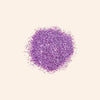 makesy fine eco glitter in amethyst — biodegradable fine-cut glitter for candles, resin crafts and beauty
