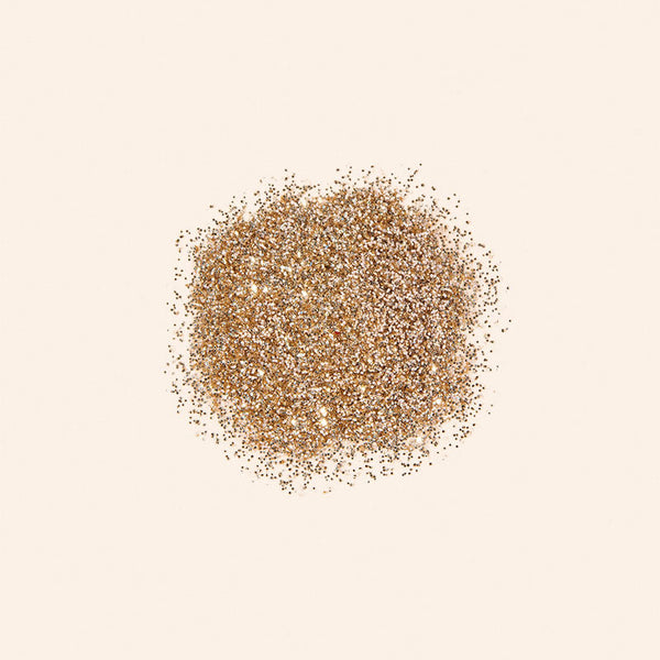 makesy fine eco glitter in champagne — eco-friendly fine glitter for soap making, cosmetics and decorations