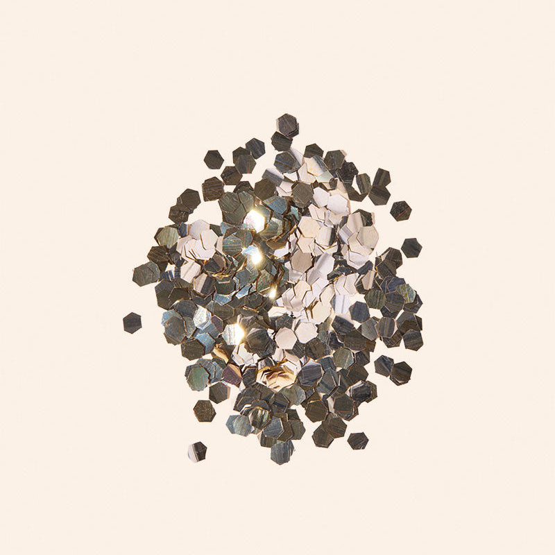 makesy large eco glitter colour range display — biodegradable glitter for candle making and decorations