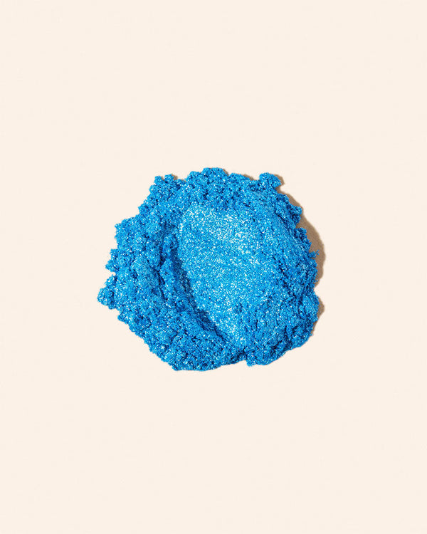 makesy® capri blue mica powder colorant for soap and body care products