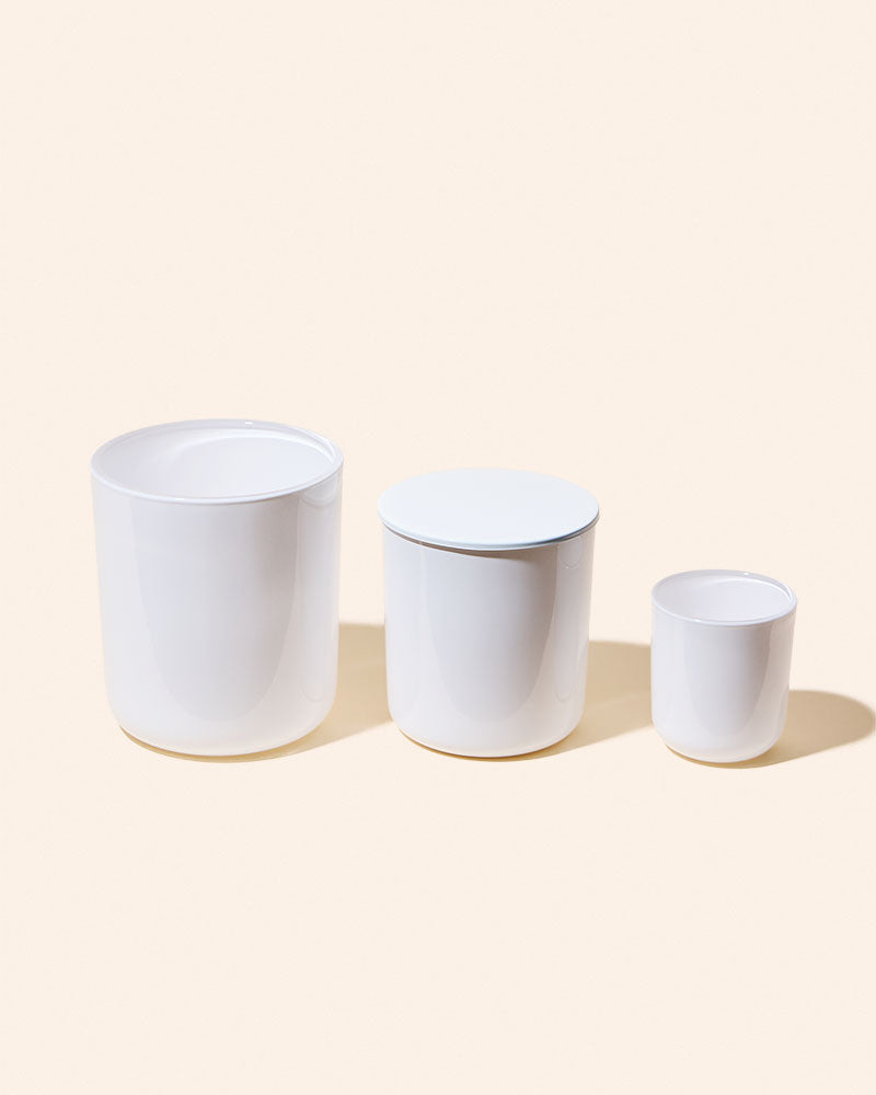 8oz Aura® Glass Candle Vessel & Lid – Best-Selling Candle Jar