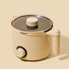 Close-up of makesy compact wax melter showing interior capacity and smooth finish