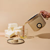 Small electric wax melter by makesy shown from the front, ideal for candle and soap making