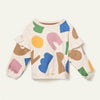 Recycled Cotton Mon Coeur Ruffled Sweatshirt