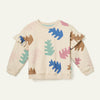 Recycled Cotton Autumn Ruffle Sweatshirt