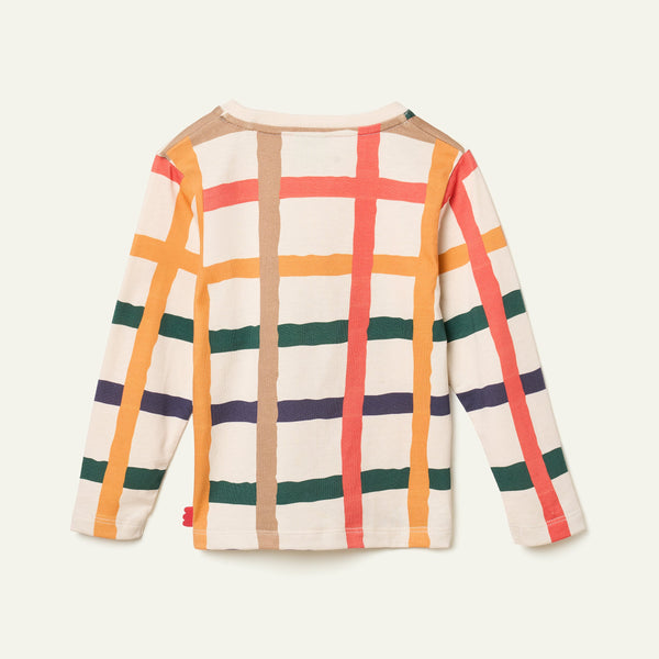 Recycled  Cotton Warm Grid T-Shirt