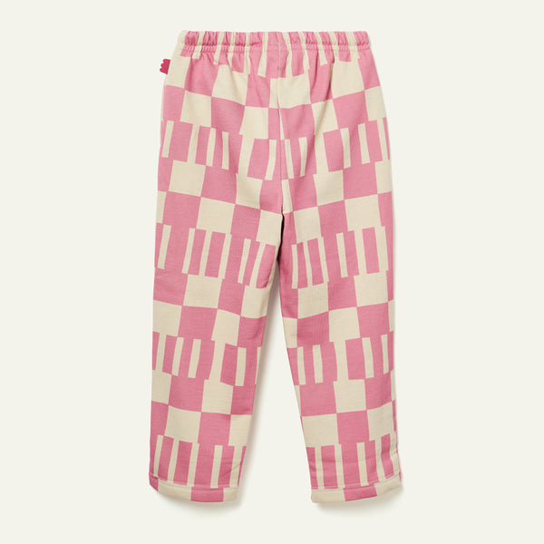 Recycled Cotton Pink Block Jogger