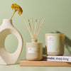 Collection of 8oz Aura® diffuser vessels styled together showing cohesive home fragrance line