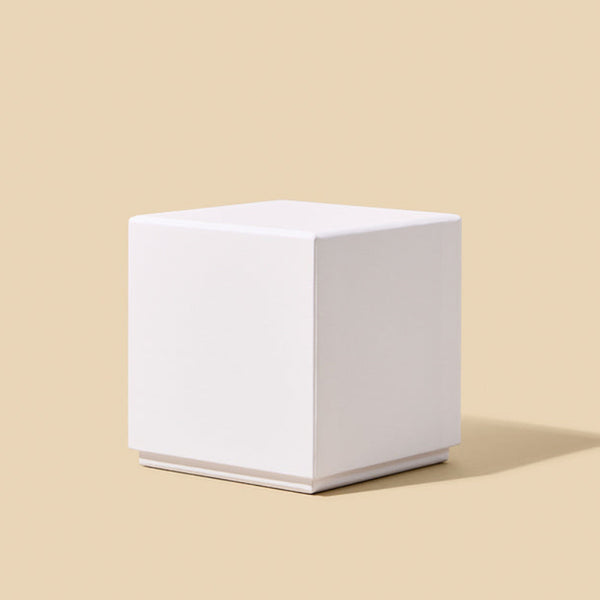 Flat lay of makesy Dream Candle Box open and ready for candle vessel – ideal for gifting and retail