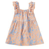 Organic Cotton Muslin Flutter Dress – Summer Bounty Fruit Print
