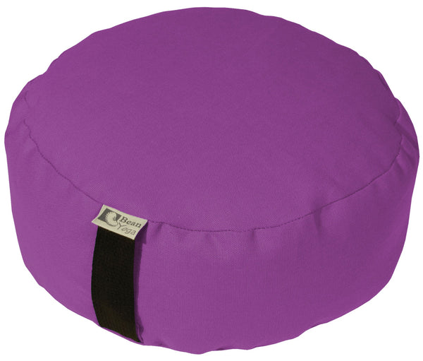 Zafu Meditation Cushion – Organic Buckwheat Hull Filling, Cotton, Made in USA