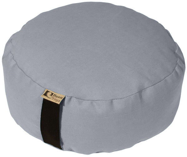 Zafu Meditation Cushion – Organic Buckwheat Hull Filling, Cotton, Made in USA