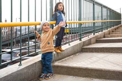 Our sustainable Boy's Regular Fit Jeans are made from upcycled materials and are perfect for eco-conscious parents. They're comfortable, durable, and ethically produced. Shop now and give your child the gift of sustainable style.