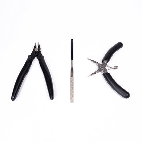 Pro Cutters Toolkit 3-piece DIY kit for steel model building by Metal Time Workshop