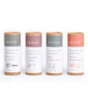 Desesh Coconut Vanilla natural deodorant tube close-up – vegan, cruelty free, plant-based ingredients
