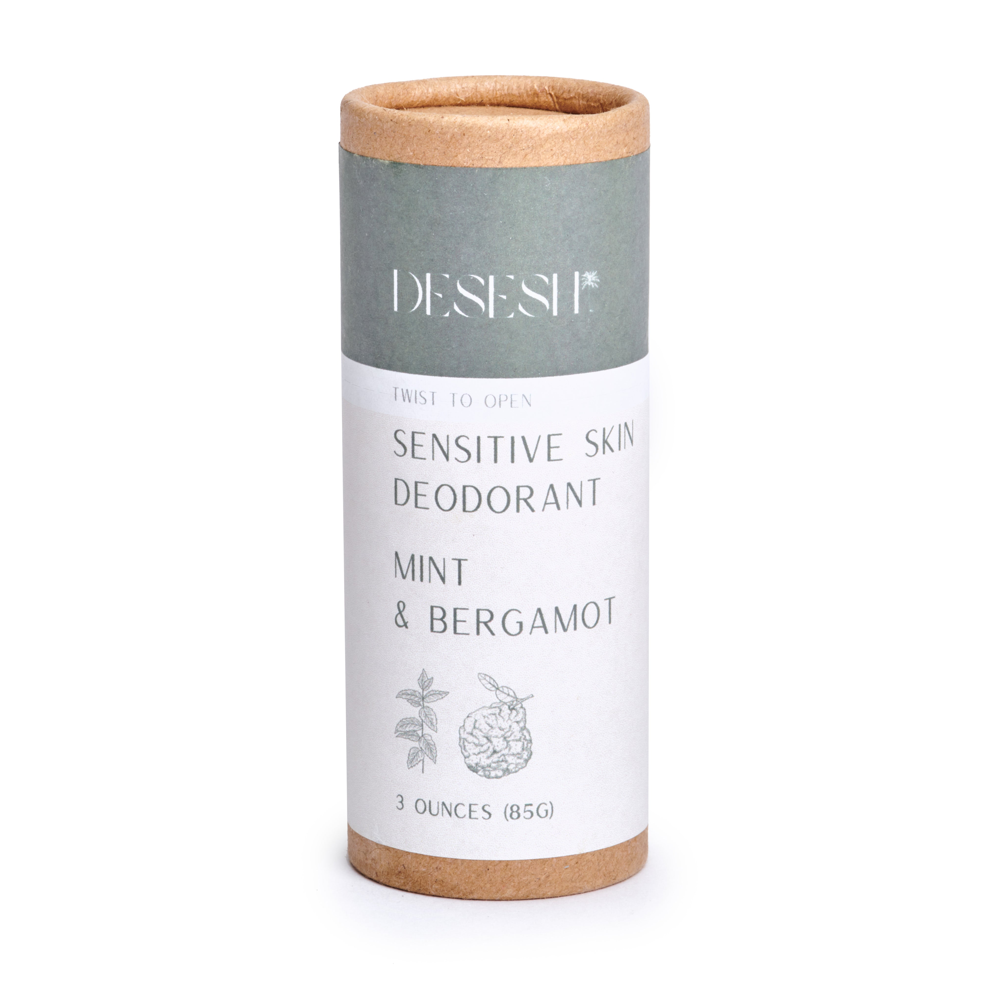 Desesh Natural Sensitive Deodorant – Aluminum Free & Baking Soda Free
