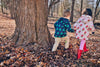 Close-up of Mon Coeur eco-friendly kids leggings made in Portugal