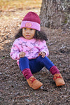 Mon Coeur Classic Baby Leggings styled as part of a full autumn outfit for babies